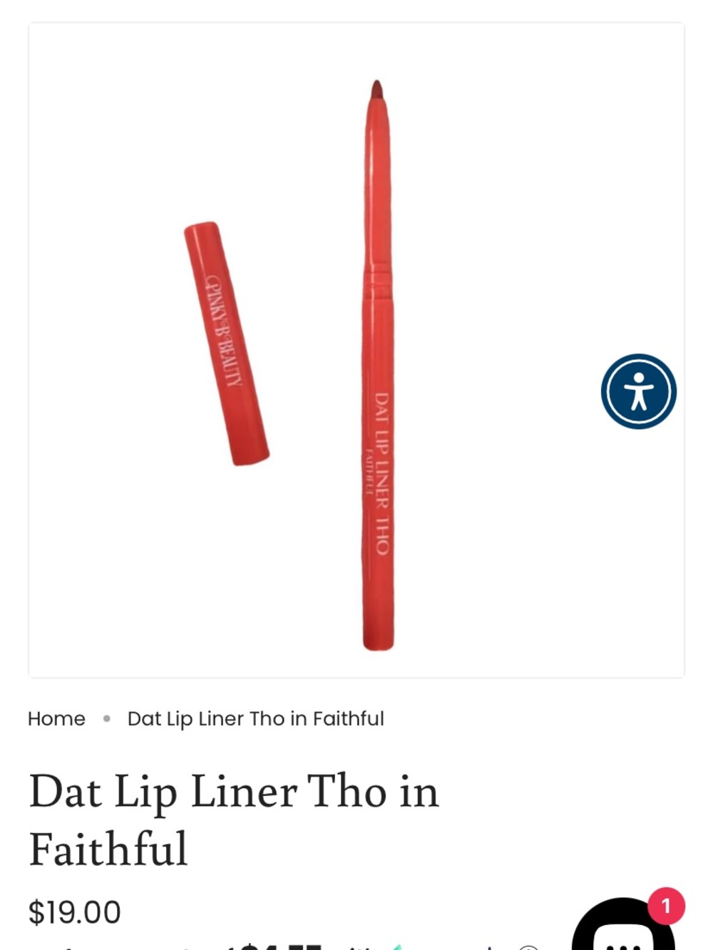 Pinky B Beauty Dat Lip Liner Tho - Faithful